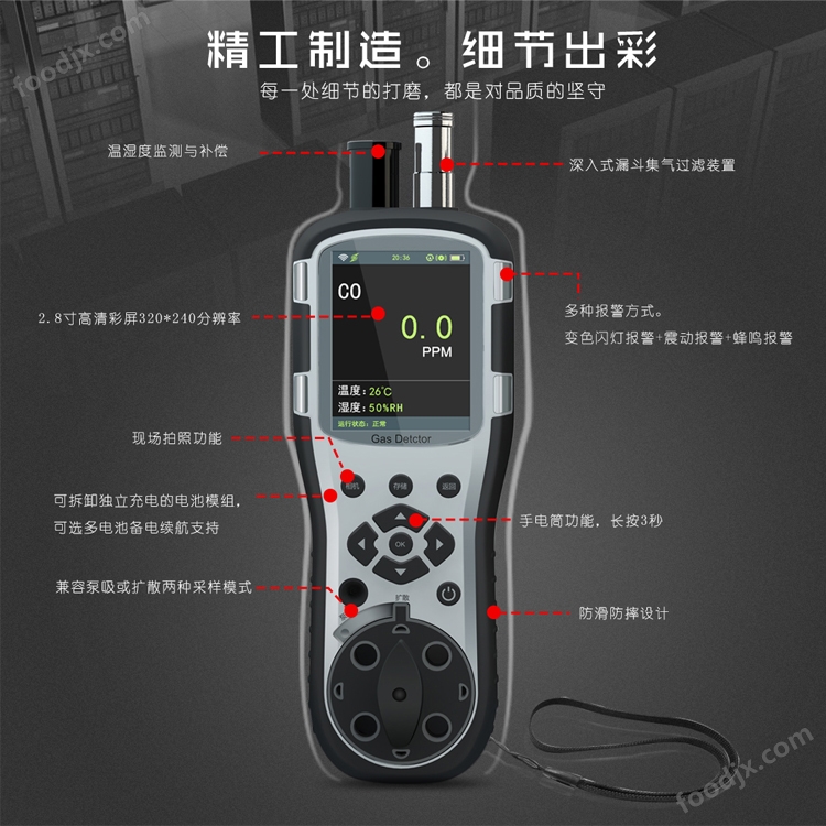 手持式氟化氫檢測儀-HF濃度檢測器-氟化氫泄露報警器